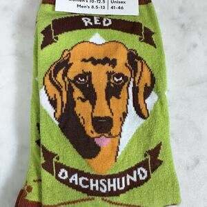 Dachshund Men Socks Atomica Size 8.5 to 13